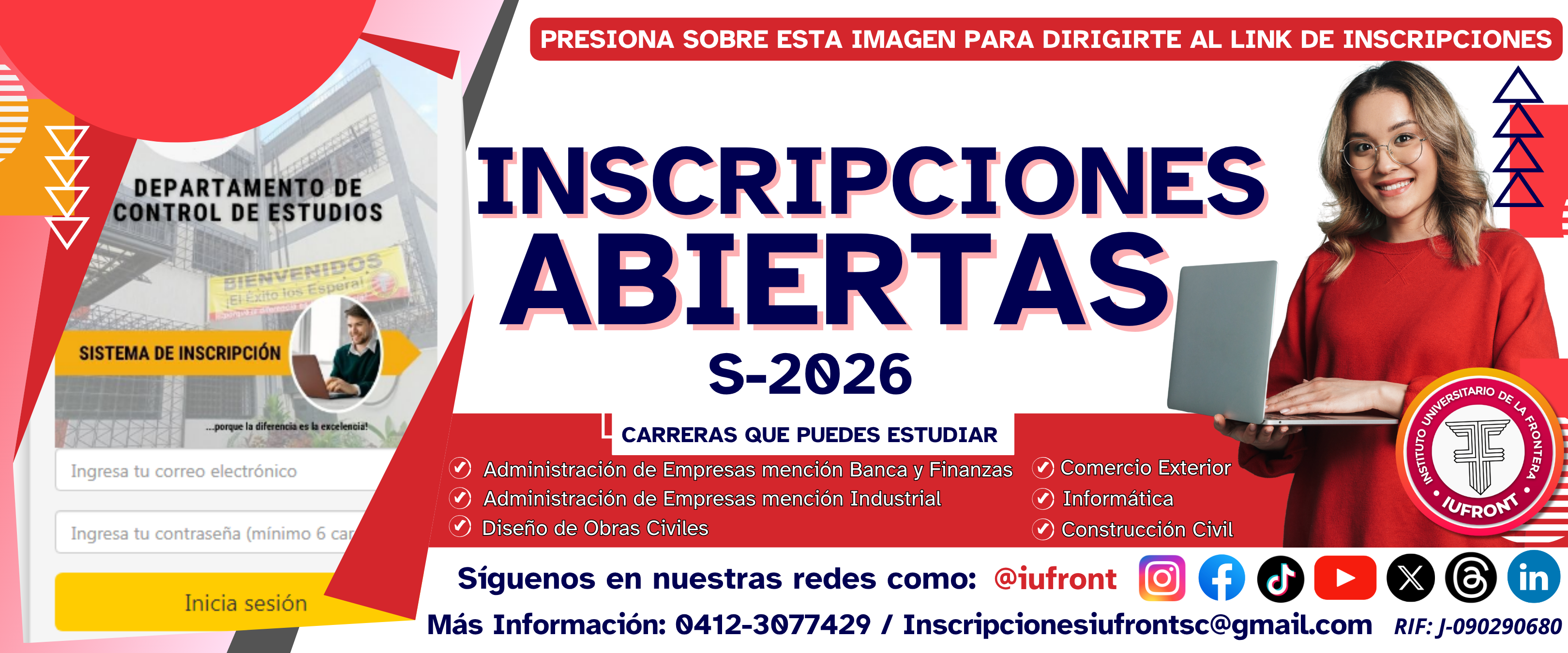 INSCRIPCIONES (6) Inscripción IUFRONT